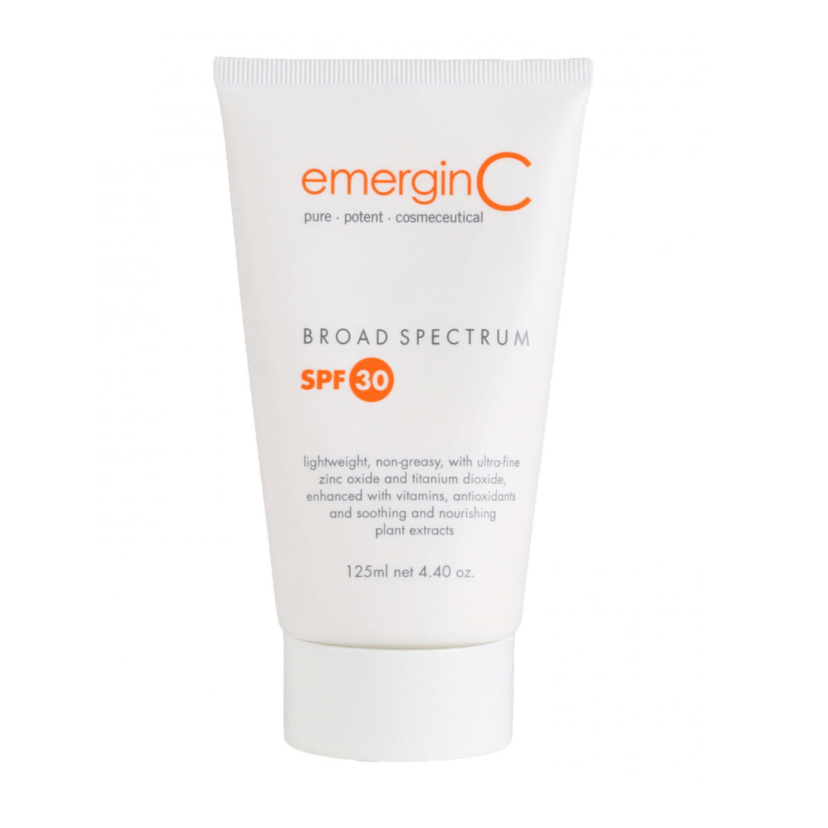 Emerginc Spf 30+ Non-Greasy Face Sunscreen With Zinc Oxide, Vitamin C & Aloe - 4.