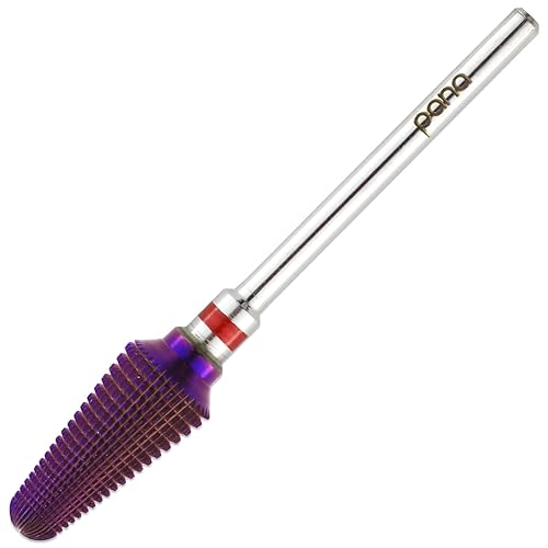 Pana Usa Purple Tornado Carbide Drill Bit - 3/32” Fine For Acrylic & Hard Gels - Professional Tool