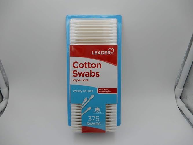 Leader Cotton Swabs – Soft Cotton Tips For Gentle Cleaning And Makeup Application