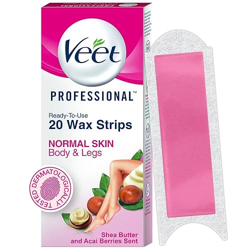 Veet Full Body Waxing Kit For Normal Skin - 20 Count, Effective Hair Removal Solution