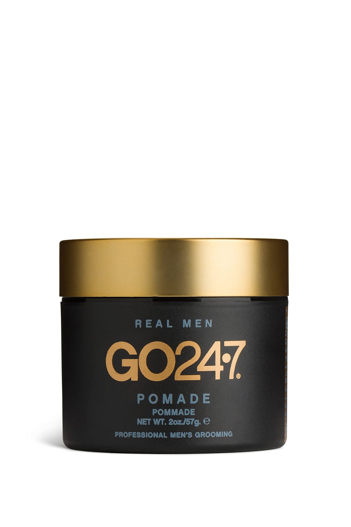 GO247 Pomade - Strong Hold & High Shine, 2 Oz Hair Styling Cream for Men