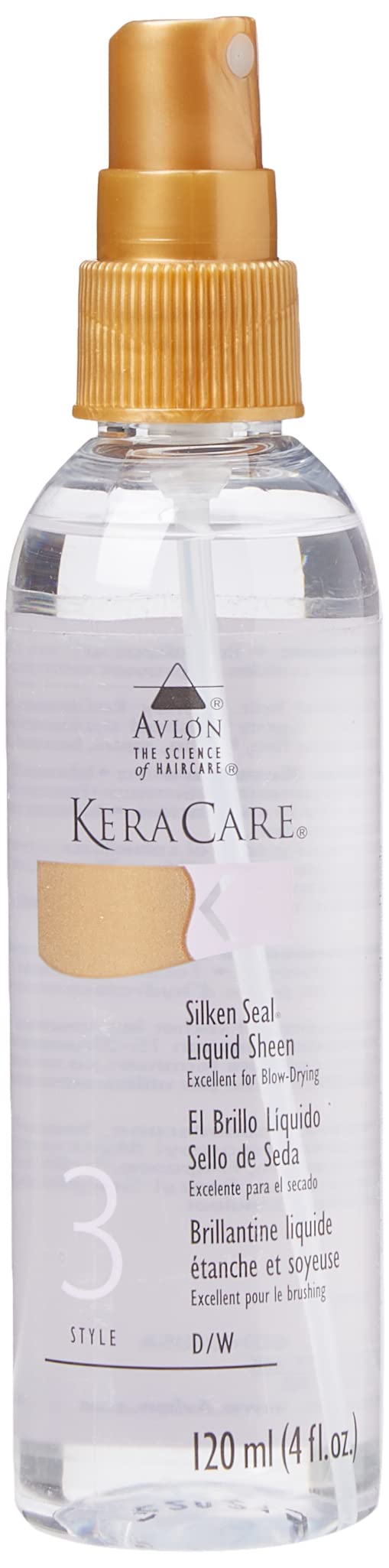 Keracare Silken Seal Liquid Sheen Avlon Spray 4 Oz