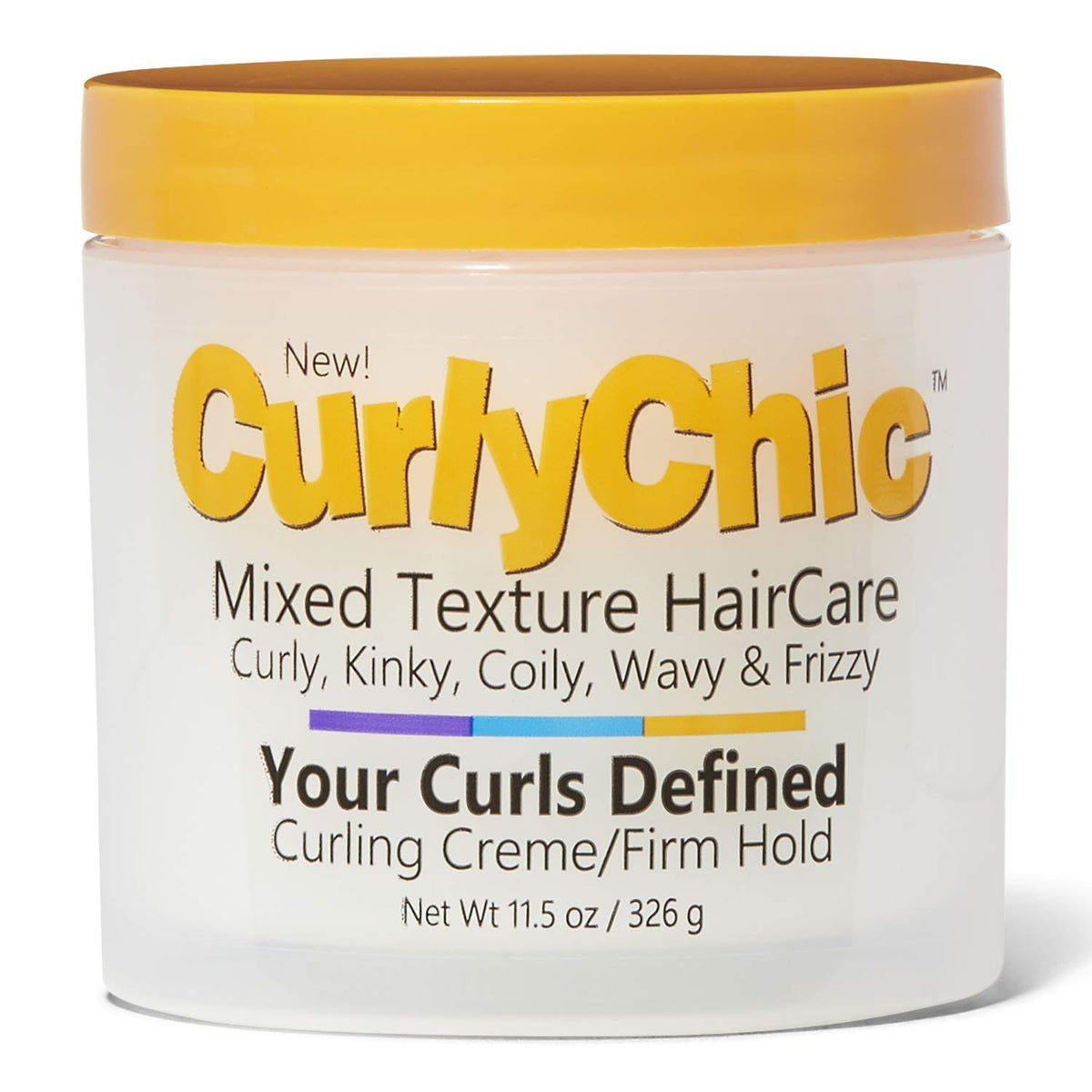 CURLYCHIC Mixed Texture Haircare Creamy Leave In Conditioner, 11.5 Ounce