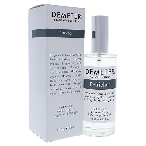 DEMETER Petrichor Cologne Spray - 4 Oz, Fresh Earthy Scent, Long-Lasting Fragrance for Men and Women