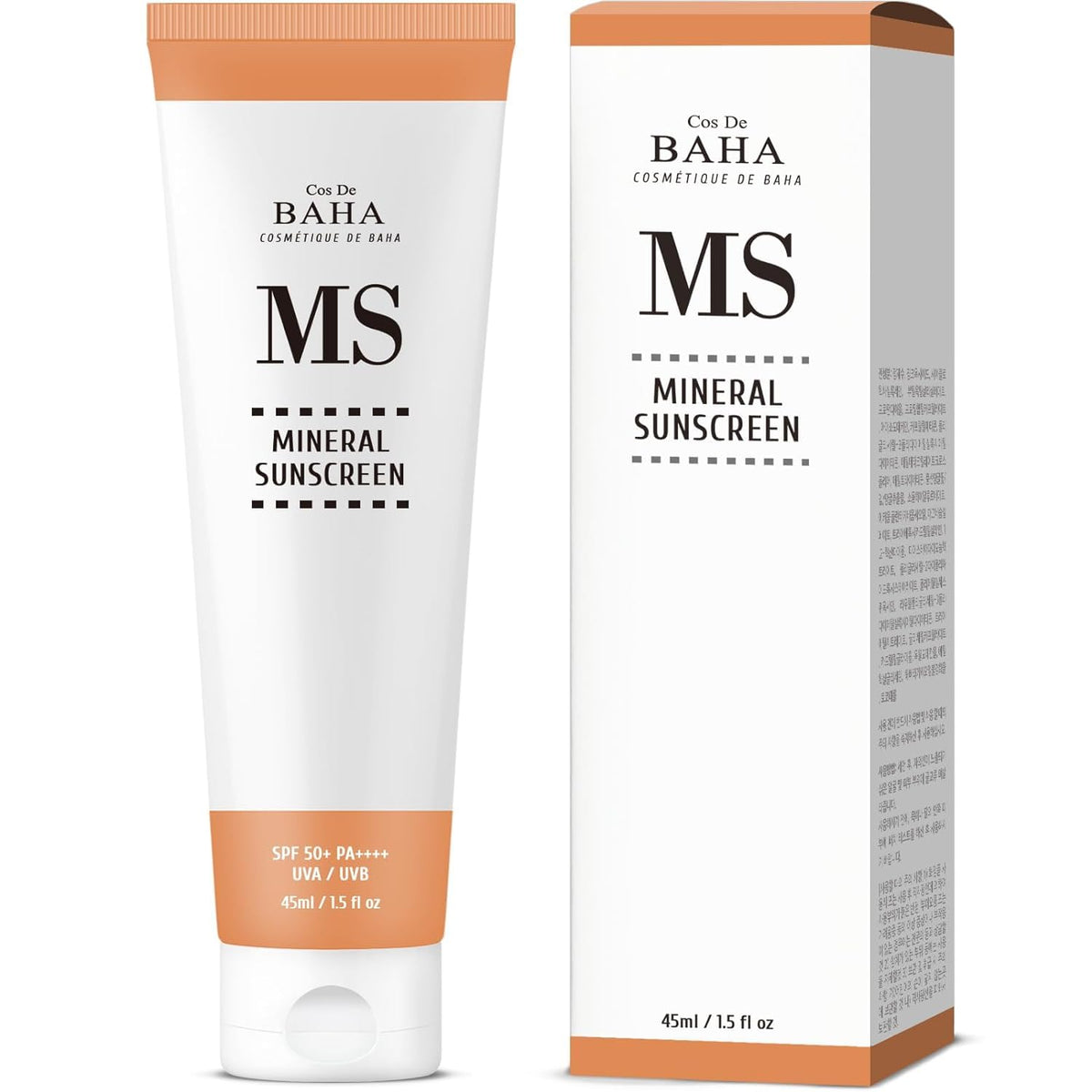 Cos De Baha Spf 50 Mineral Sunscreen - Natural Skin Protection, 1.5 Fl Oz (45Ml)