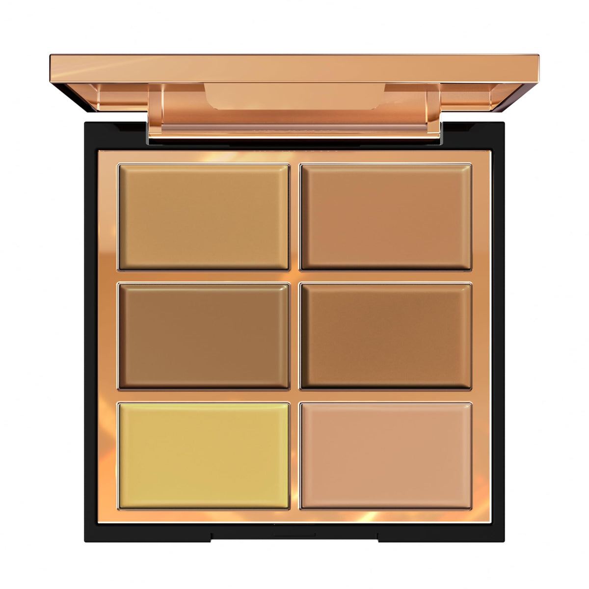 Fv Premium Cream Concealer Palette - 6 Colors, Waterproof, Full Coverage, 02 Medium Shade