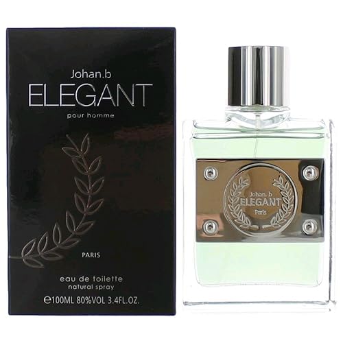 Johan B. Elegant Pour Homme Eau De Toilette Spray - 3.4 Fl Oz, Men’S Fragrance