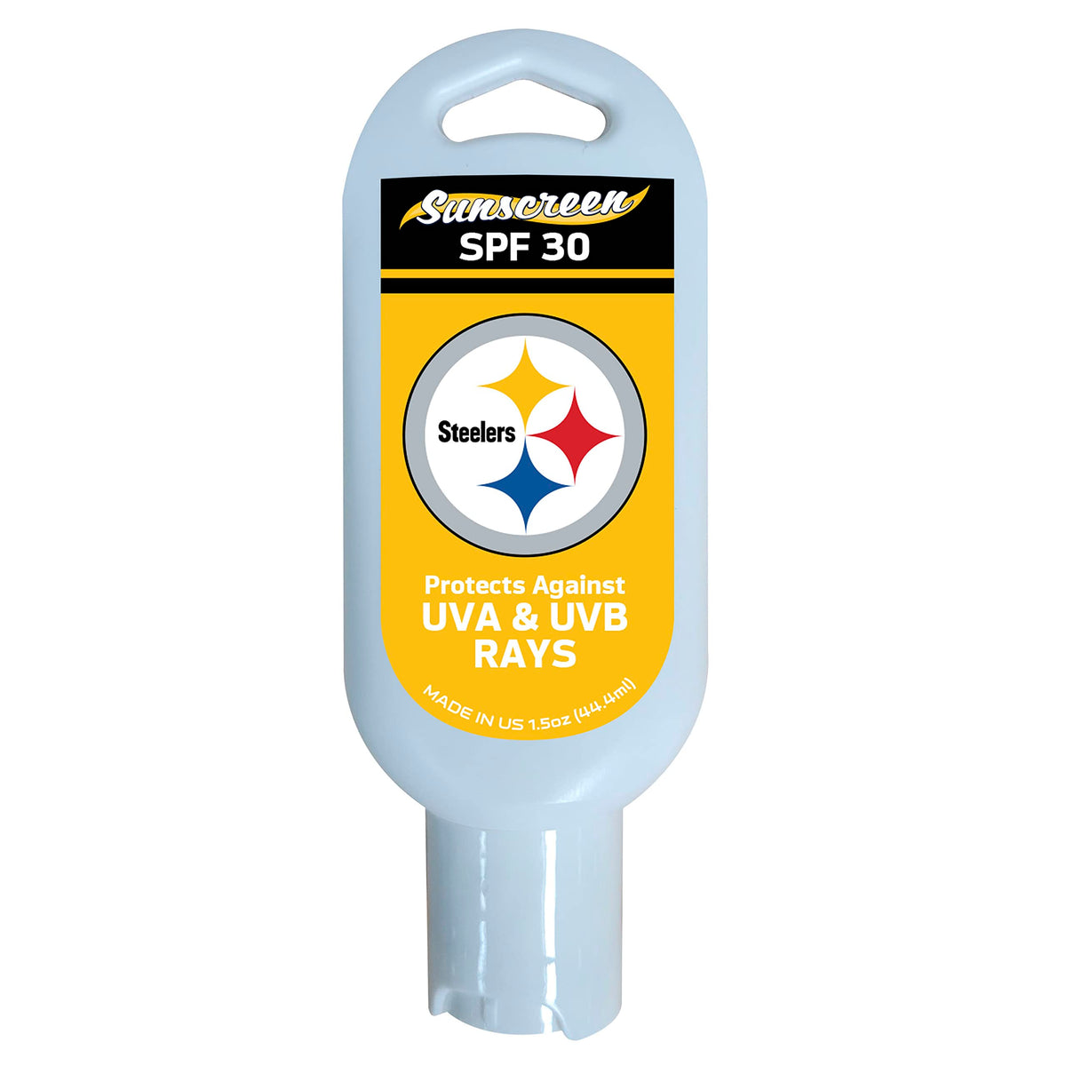 Fanmats Pittsburgh Steelers Spf 30 Sunscreen - 1.5Oz White Sunscreen Lotion