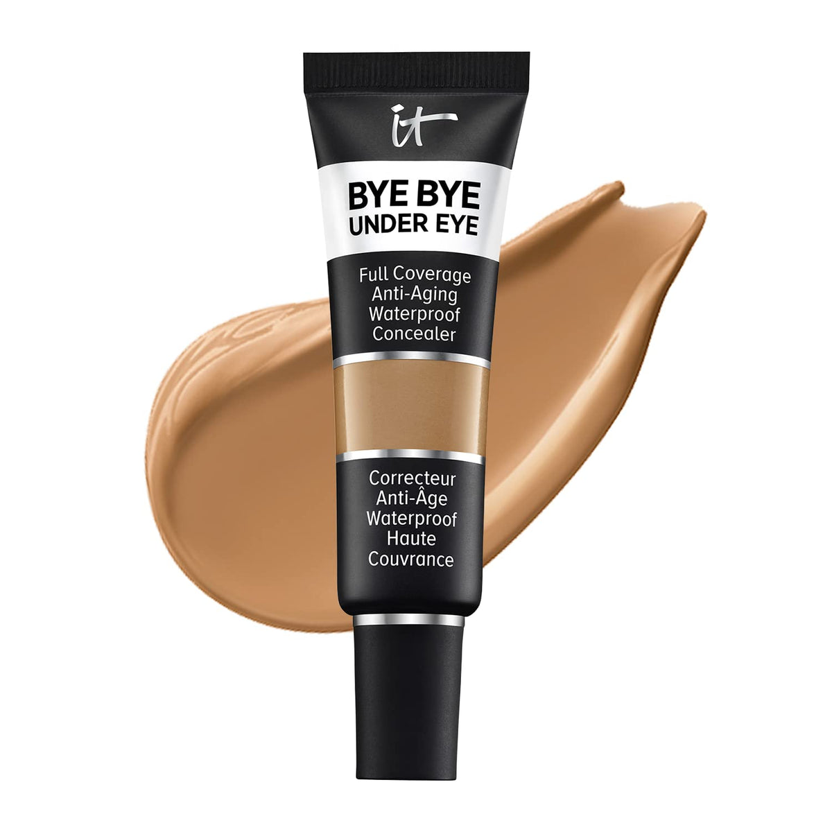 It Cosmetics Bye Bye Under Eye Concealer, Waterproof, 33.5 Tan Natural, 0.4 Fl Oz