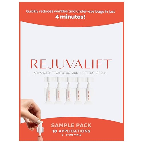 Rejuvalift Advanced Formula Under-Eye Treatment - Reduces Bags, Dark Circles, Wrinkles (5 Vials)