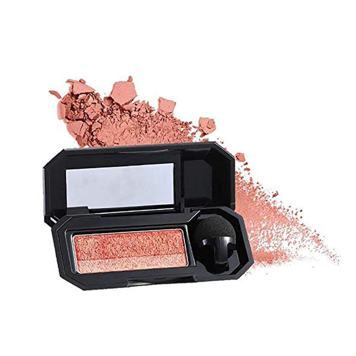 Aaiffey Dual-Color Waterproof Eyeshadow - Highly Pigmented With Glitters, 02 Grapefruit Pumpkin