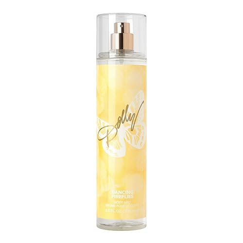 SCENT BEAUTY Dolly Parton Body Mist for Women - 8 Fl Oz Dancing Fireflies Perfume - Refreshing Fragrance for Everyday Wear