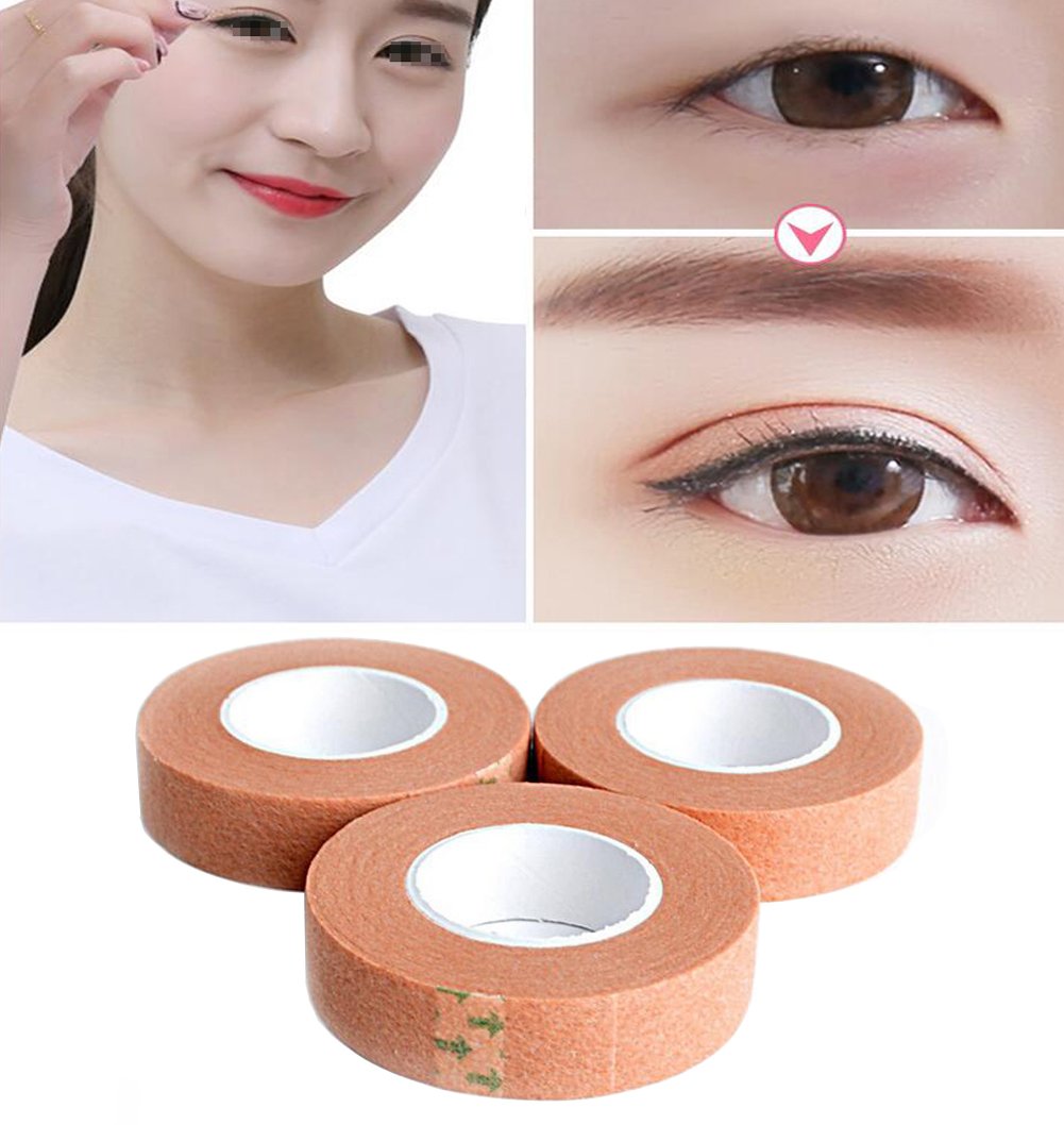 Upstore Invisible Eyelid Tape - 3 Rolls, 12.5Mm Skin Color, Self-Adhesive Instant Eye Lift Str