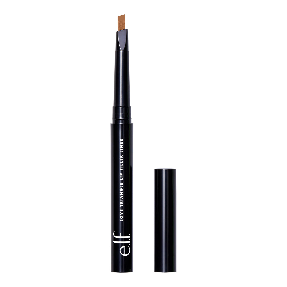 E.L.F. Love Triangle Lip Filler Liner - 2-In-1 Long-Lasting Lip Liner, Light Brown,