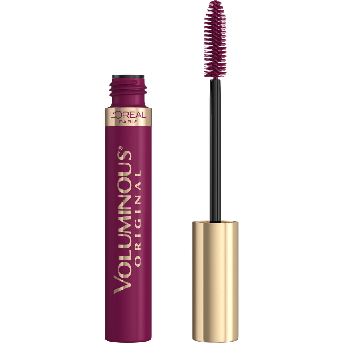 L'Oreal Paris Voluminous Original Mascara, Washable Deep Burgundy, 0.26 Fl Oz