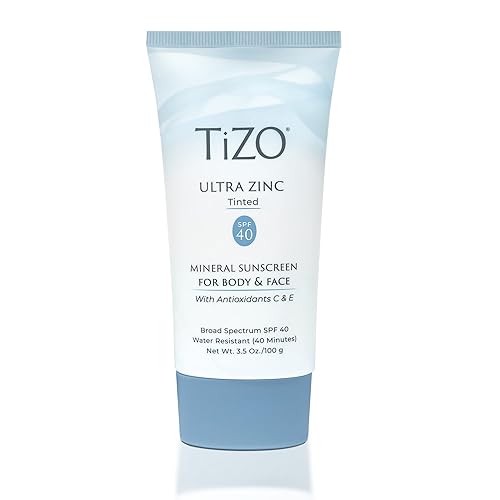 Tizo Ultra Zinc Tinted Sunscreen Spf 40, 3.5 Oz - Mineral Face & Body Protection