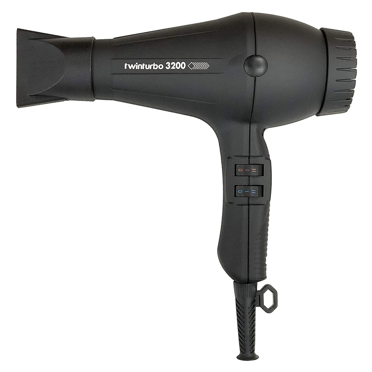 Turbo Power Twin Turbo 3200 Hair Dryer, Black, Stainless Steel, 1 Count