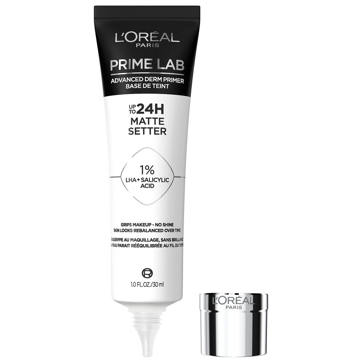 L’Oréal Paris Prime Lab Matte Setter Face Primer With Salicylic Acid, 1.01 Fl Oz