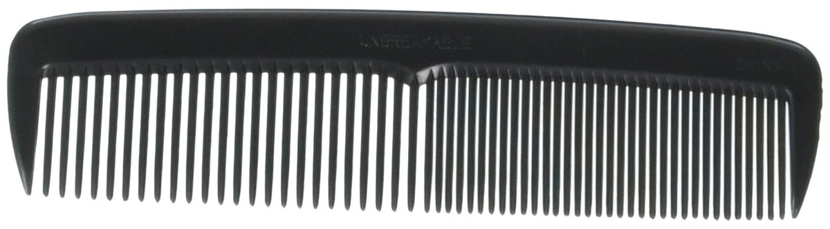 Ameliana 5&quot; Black Unbreakable Hair Comb - 72 Piece Jar, Perfect for Travel and Everyday Use