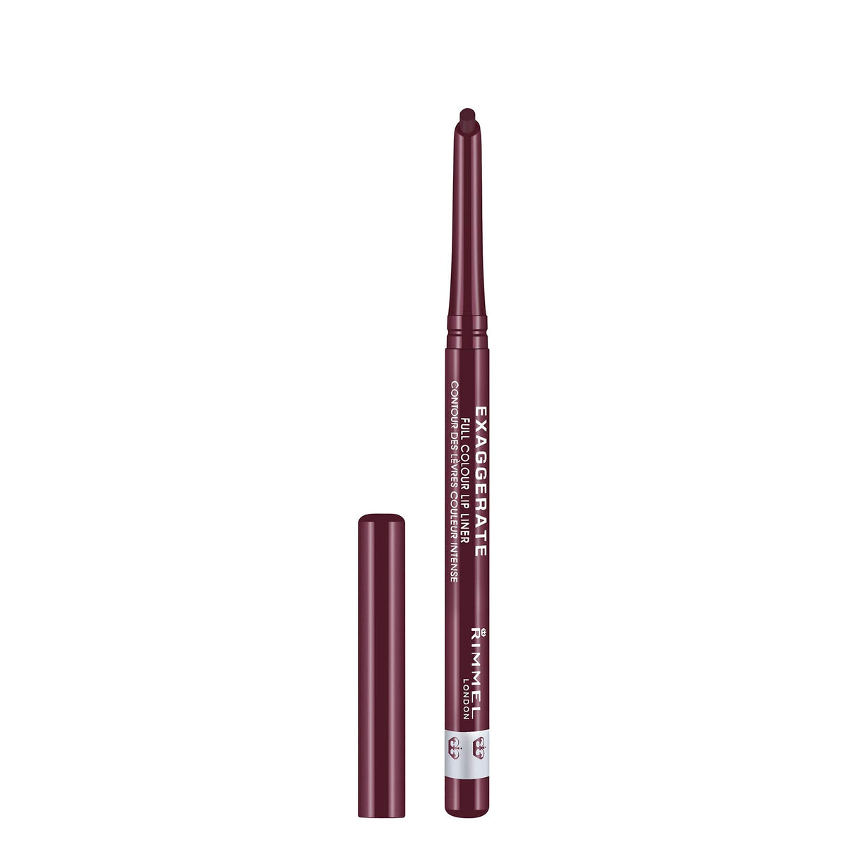 Rimmel Exaggerate Lip Liner In Obsession - Mauve Spell, 0.01 Fl Oz, Perfect For Defining Lips