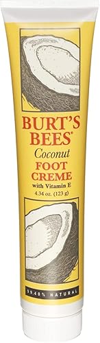 Burt's Bees Coconut Oil Foot Cream, 4.34 Oz - Moisturizing & Nourishing Foot Care