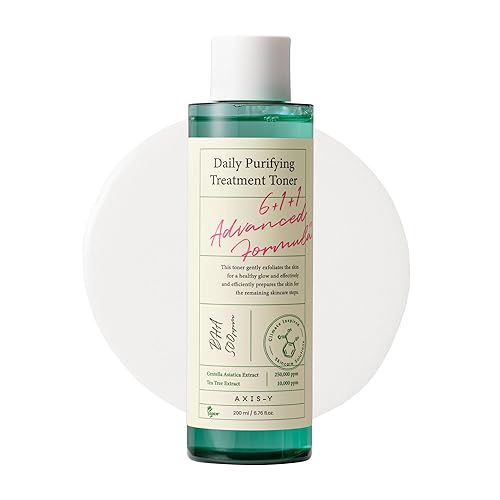 Axis-Y Daily Purifying Treatment Toner With Salicylic Acid - Blemish Control, Vegan, 6.76 Fl Oz