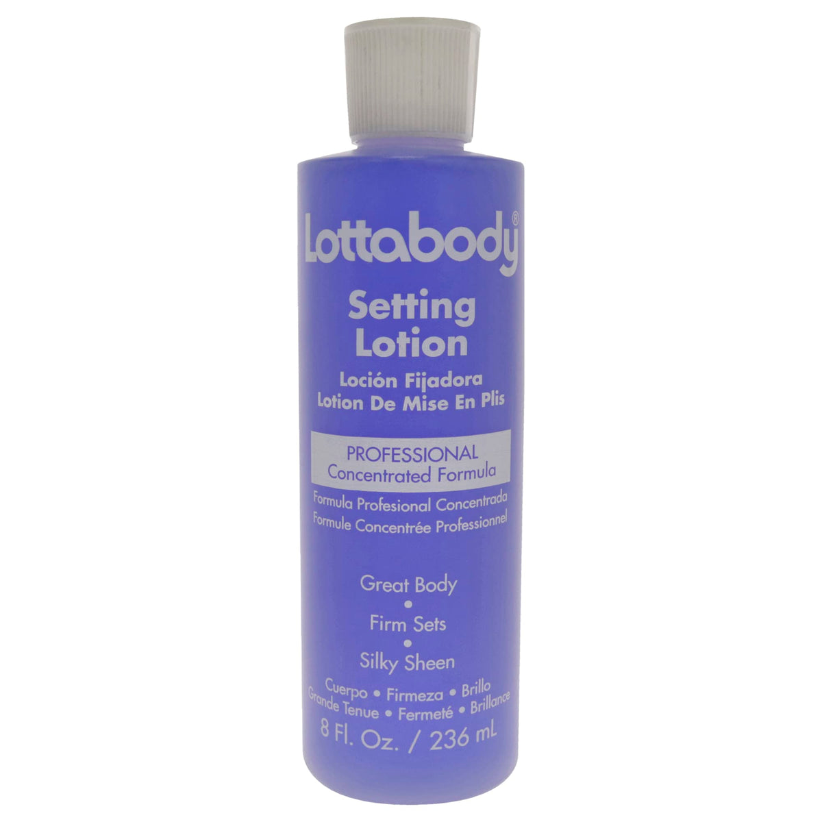 Lottabody Setting Lotion, 8 Ounce - Blue & White, Perfect For Styling And Hold