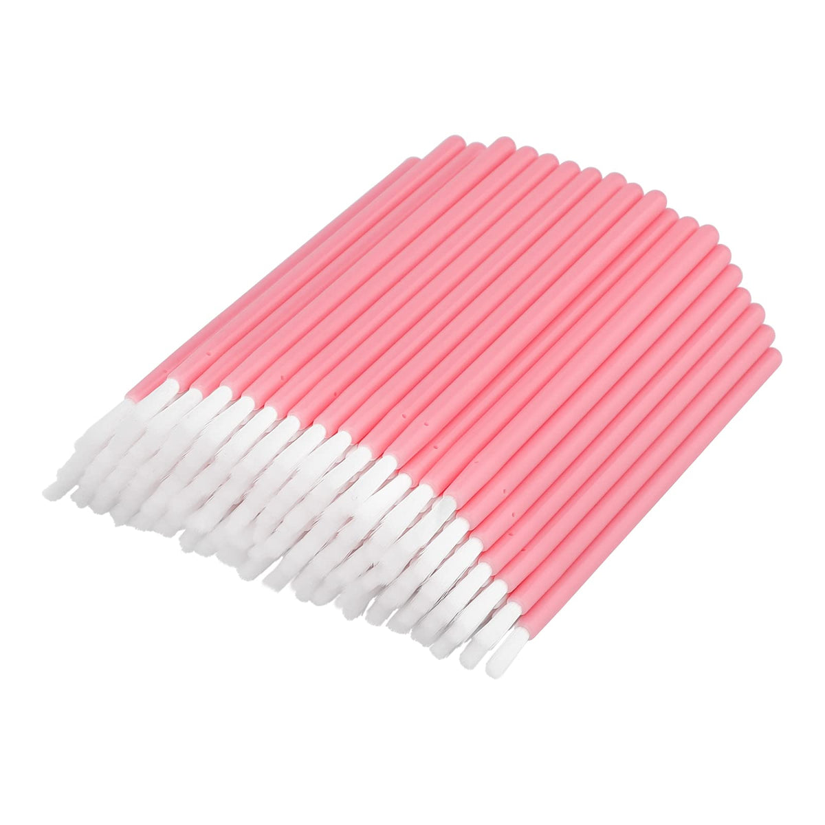 G2Plus 100Pcs Pink Lip Brush Set, Nylon Applicator For Makeup, Nail Art & Pyo Cookie Painting