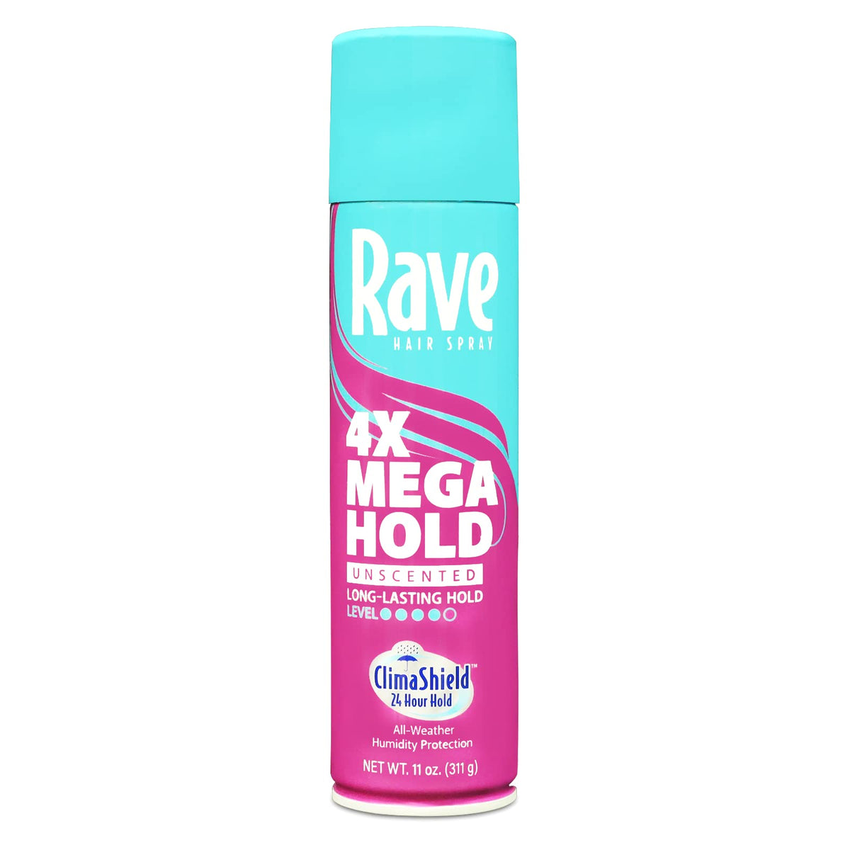 Rave Hs Mega Unscented Aero Spray, 11 Oz - Pack Of 6 - Perfect For Events And Parties