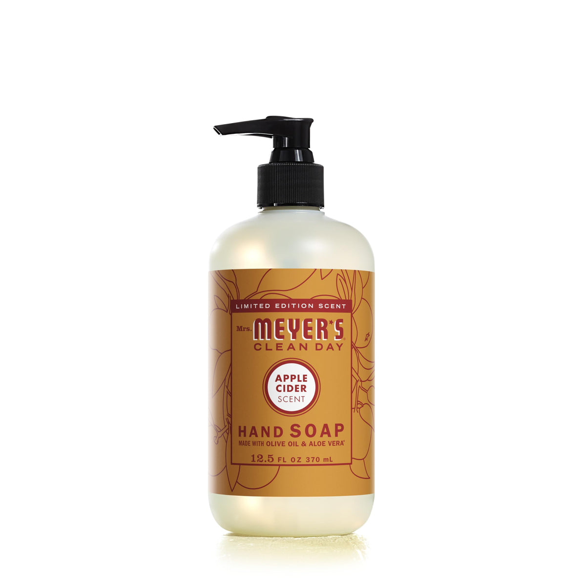 Mrs. Meyer'S Clean Day Apple Cider Liquid Hand Soap, 12.5 Fl Oz, Cruelty Free &