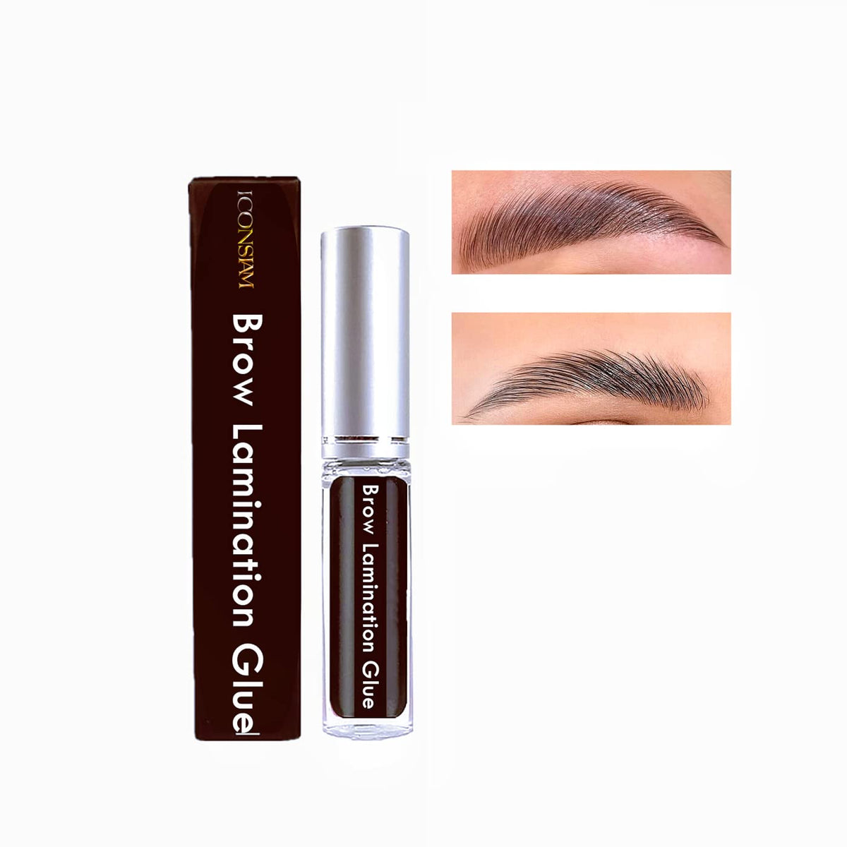 Iconsiam Brow Lamination Glue - Clear Eyebrow Lift Gel, Water-Based, 1 Fl Oz, Strong Adhesive