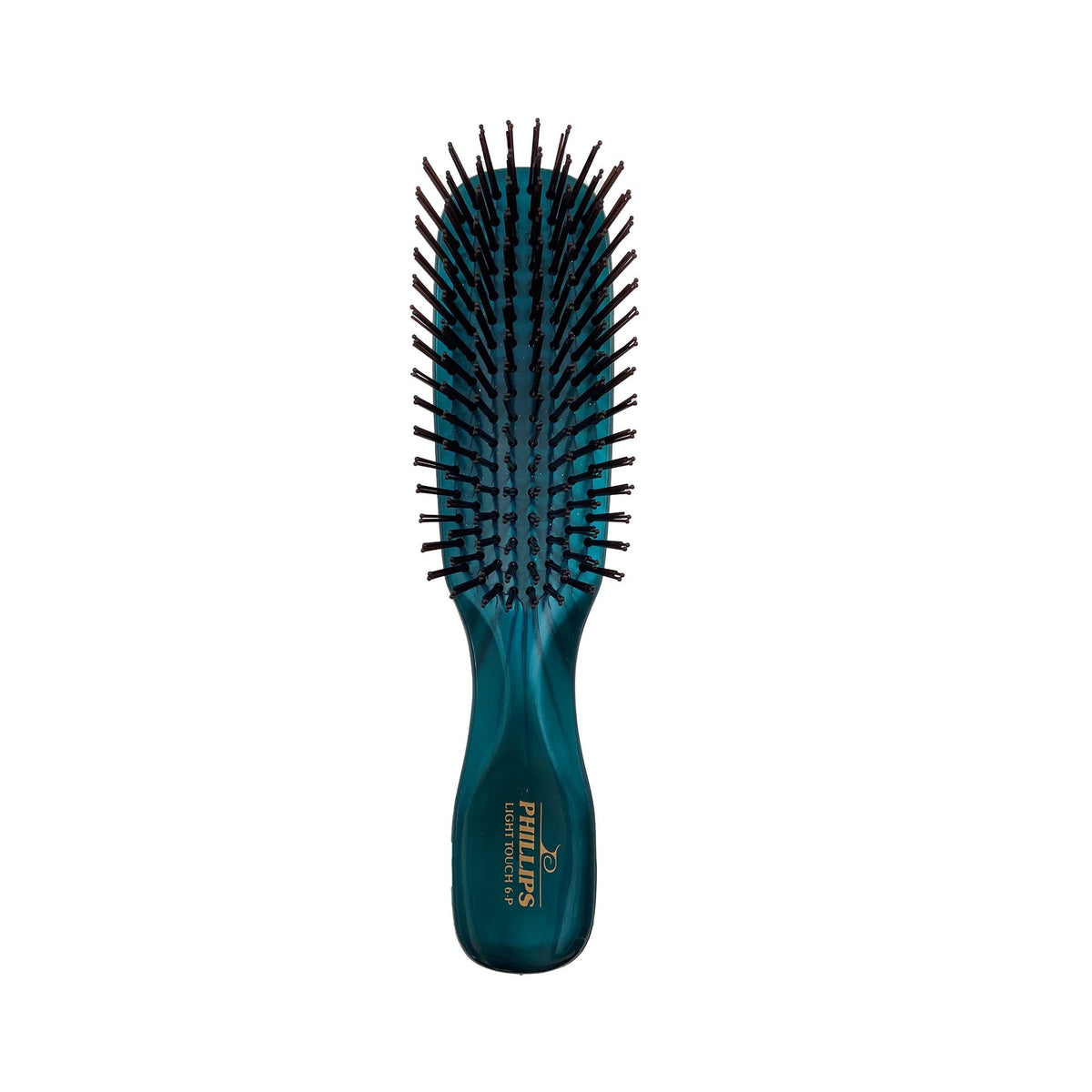 Phillips Brush Emerald Light Touch 6-P Hair Brush - Gem Collection, Purse Sized