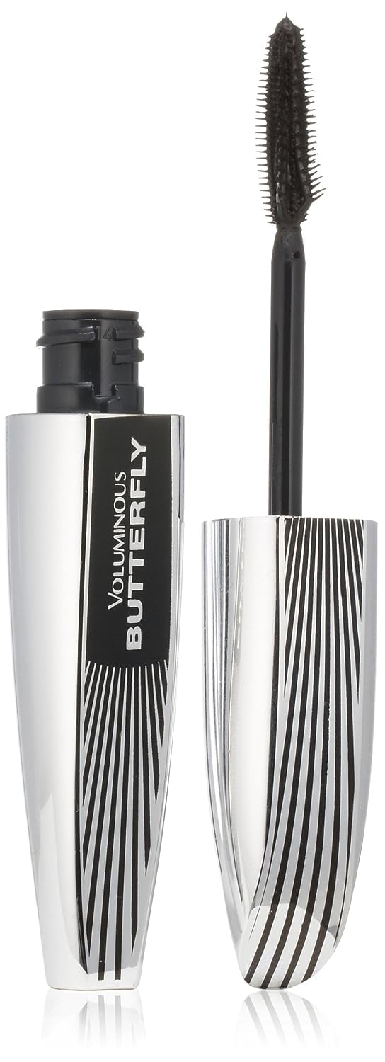 L’Oréal Paris Voluminous Butterfly Mascara, Washable Black, 0.22 Fl Oz, 1 Count