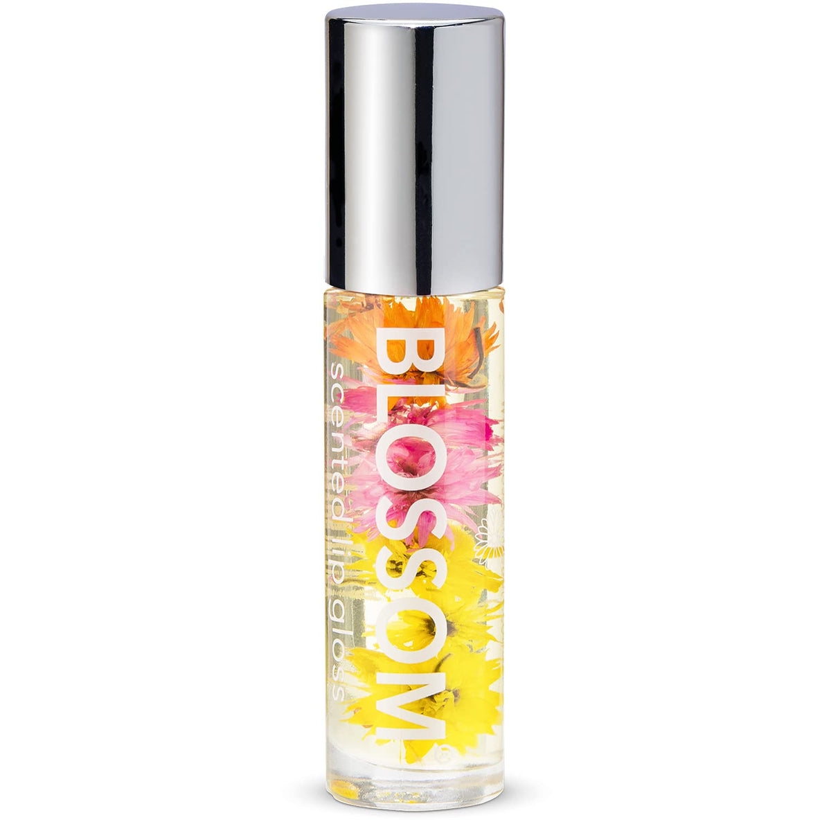 Blossom Scented Roll-On Lip Gloss With Real Flowers, Mandarin Orange, 0.20 Fl. Oz.