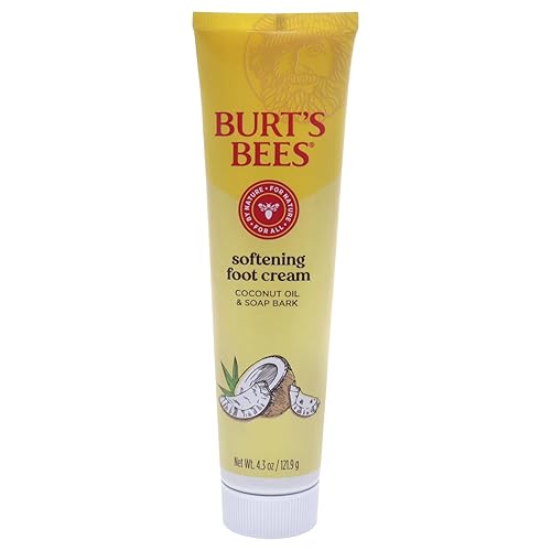 Burt'S Bees Coconut Foot Creme, 4.34 Ounce - Nourishing Moisturizer For Soft Feet