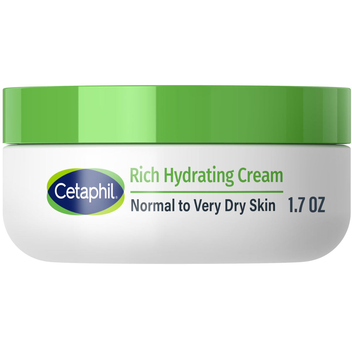 Cetaphil Rich Hydrating Night Cream With Hyaluronic Acid, 1.7 Oz, For Dry Skin, Fragrance-Free