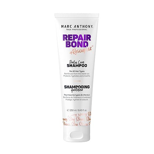 Marc Anthony Repairing Shampoo - Strengthens, Repairs & Reduces Frizz For Dry, Damaged Hair - 8.45 Fl Oz