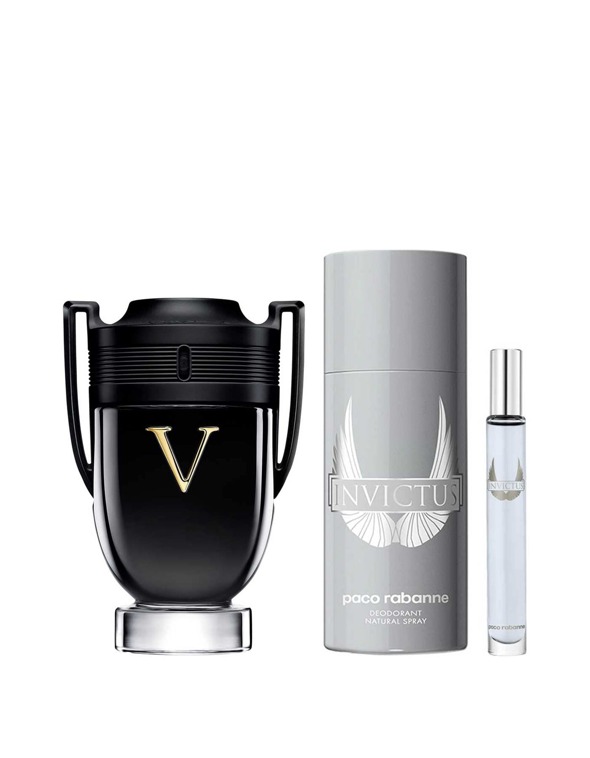 Paco Rabanne Invictus Victory 3-Piece Set: Eau De Parfum, Deodorant, Eau De Toilette For