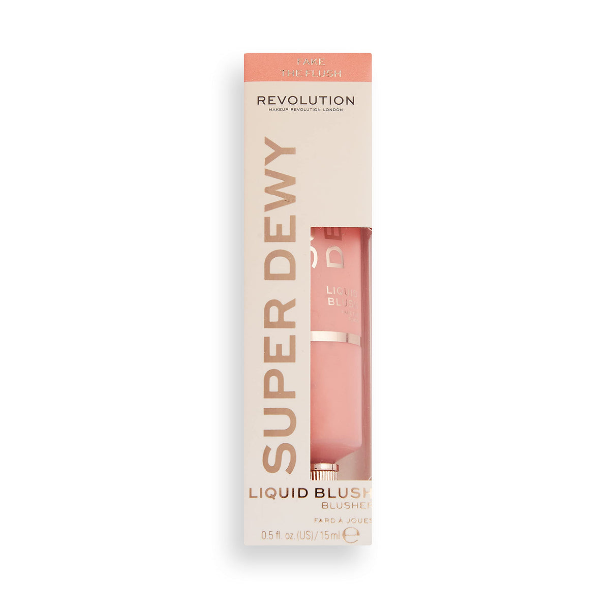 Revolution Beauty Superdewy Liquid Blush - Richly Pigmented & Buildable, 0.5 Fl Oz