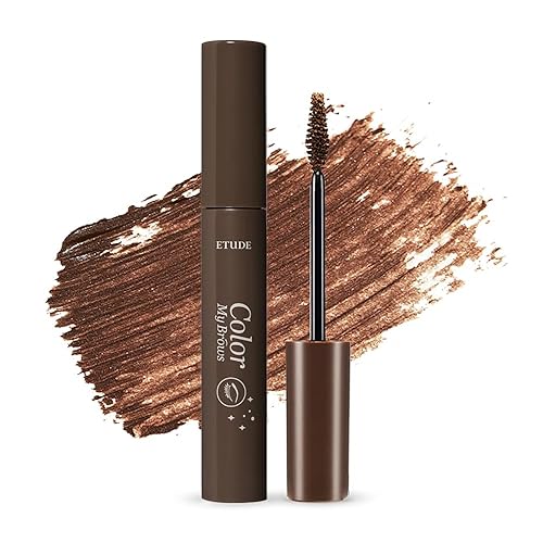 Etude Color My Brows Max Brow Mascara, Rich Brown - Nourishing & Moisturizing Kbeauty 9G