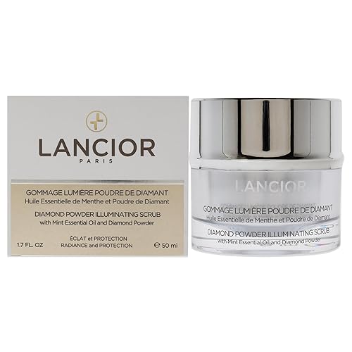 Lancior Diamond Powder Scrub - Exfoliating, Illuminating, Natural, 1.7 Oz For Radiant Skin