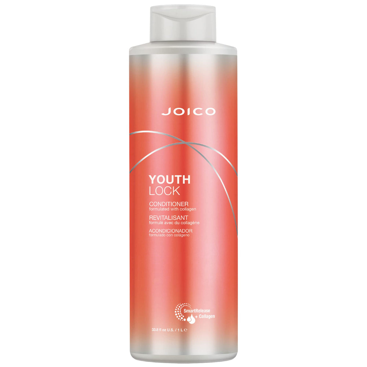 Joico Youthlock Conditioner 33.8 Fl Oz | Collagen Infused, Reduces Breakage & Frizz, Sulfate