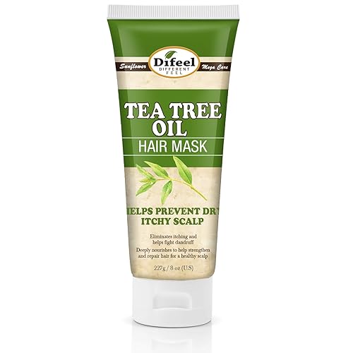 Difeel Tea Tree Oil Hair Mask 8 Oz - Nourishing Treatment For Healthy Hair