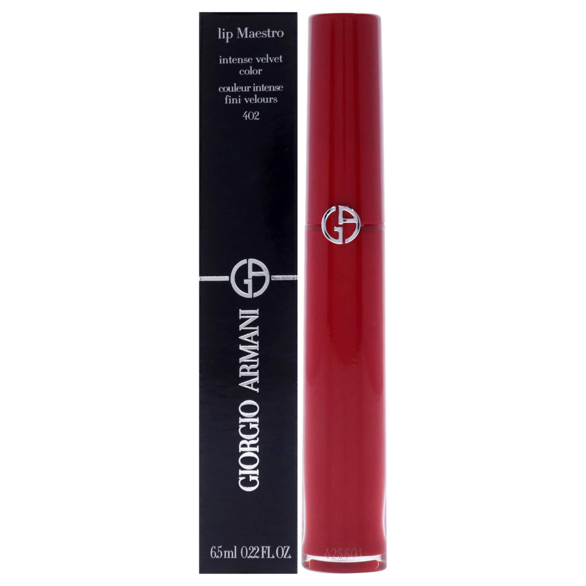 Giorgio Armani Lip Maestro Velvet Color 402 Chinese Lacquer - 0.22 Oz Cranberry Lipstick