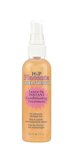 Hask Hnp Placenta Super Strength Leave-In Conditioning Hair Treatment, 5 Oz, Moisturizing Formula