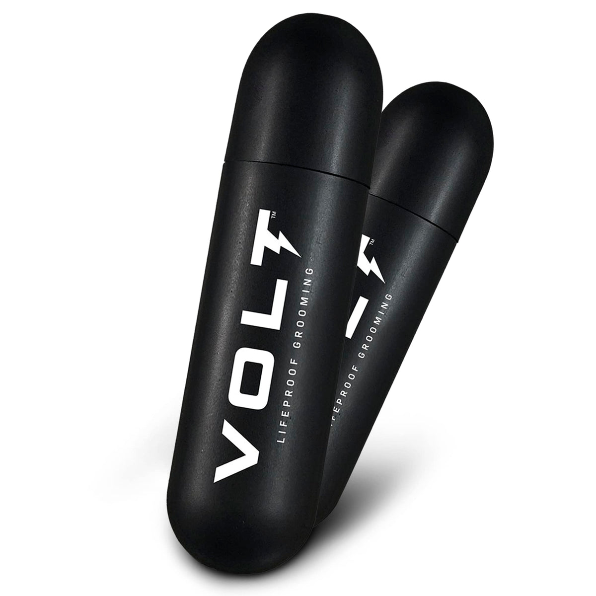 Volt Instant Beard Color Eco 2 Pack - Onyx (Black), Smudge Resistant, Quick Drying Brush-On