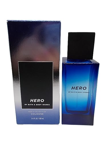 Bath & Body Works Hero Cologne For Men, 3.4 Fl Oz - Masculine Fragrance Collection