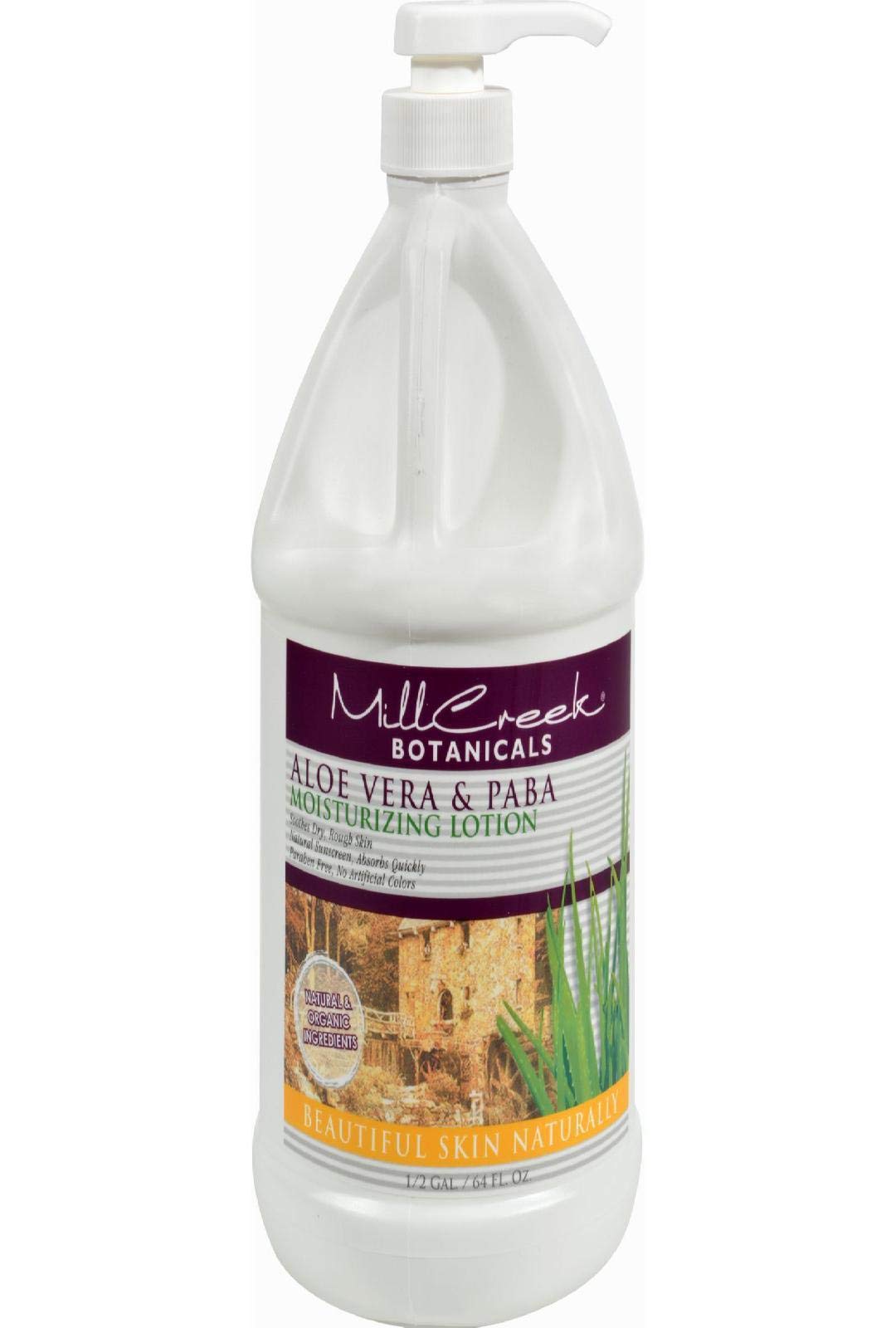 Mill Creek Botanicals Aloe Vera Moisturizing Lotion, 64 Oz - Hydrating Skin Care