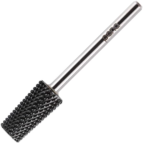 Beauticom Usa Pana Tapered Carbide Nail Drill Bit 3/32&quot; Shank, Black, Medium Grit For Acrylic