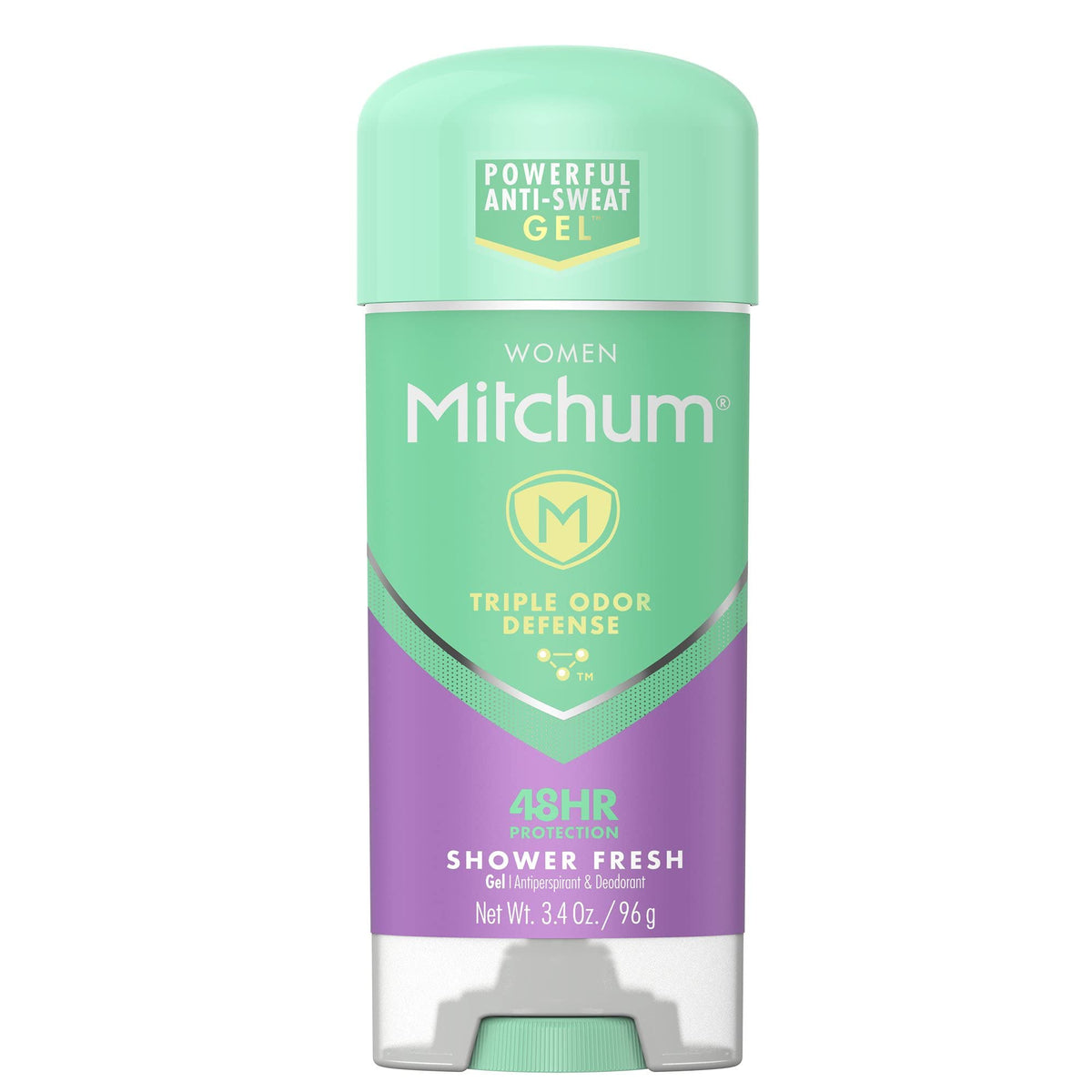 Mitchum Advanced Control Anti-Perspirant Deodorant Gel, Shower Fresh, 3.4Oz (Pack Of 3